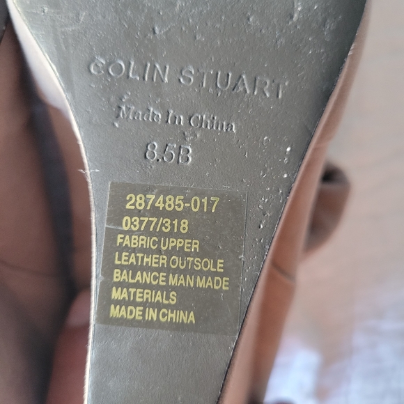 Colin Stuart Suede Wedge Ankle Booties 8.5 EUC - Picture 7 of 10